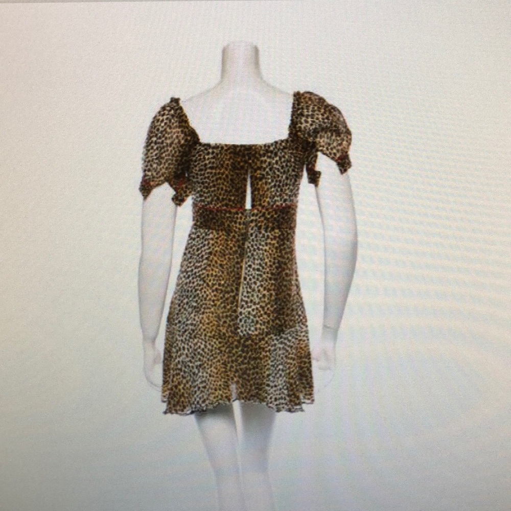 D&G leopard printed off the shoulders dress - Picture 3 of 7